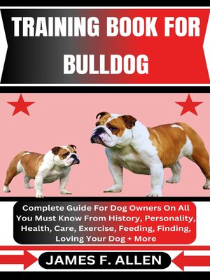 cover image of TRAINING BOOK FOR BULLDOG